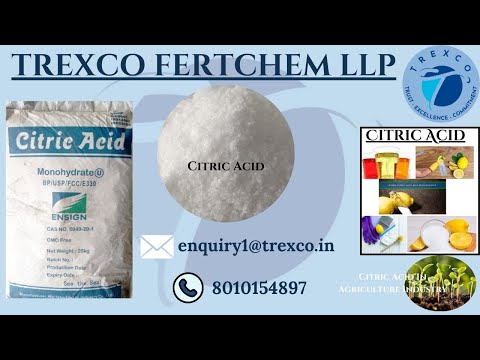 Citric Acid - Description, Specifications, Natural Occurrence, & Applications