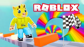 PARKOUR EN ROBLOX CON AMIGO MUMU | EASY OBBY  ROBLOX