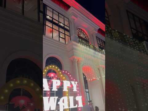 Diwali decorations at Omaxe Chowk Mall in Chandni Chowk, New Delhi! #omaxemall #diwalidecoration