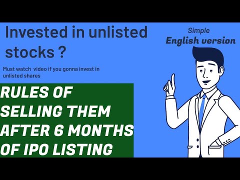 Unlisted Market Shares selling rules