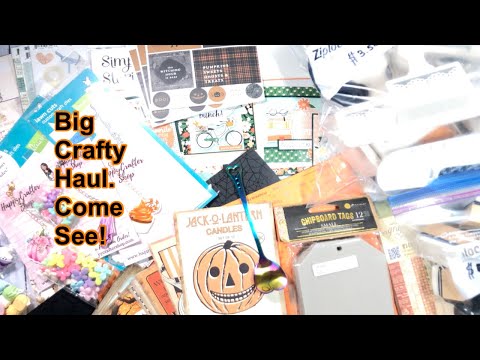 Big Crafty Haul | Amazon | HappyCrafter Shop | Joann | Crafty Garage Sale etc ​⁠