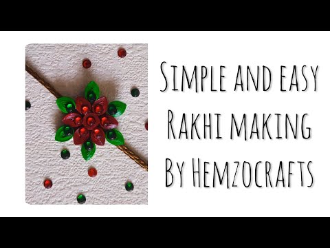 How to make rakhi at home | Rakshabandhan| Hemzocrafts