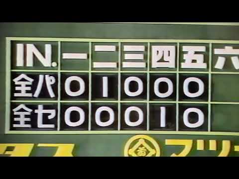 江川オールスター8連続奪三振　昭和59年