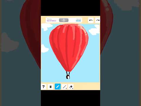 Drawing Hot Air Balloon in Roblox #robloxdrawing #roblox #robloxglitch #funny