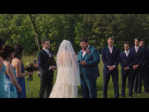 Sarah & Eric's Wedding Ceremony at The Meadows at Firefly Farms (Raleigh, NC)