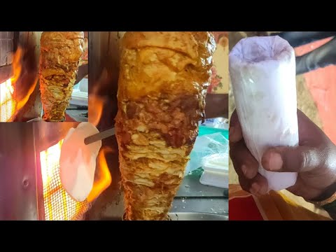 Street Side Chicken Shawarma for Only 60Rs #streetfood #karwar #karnataka