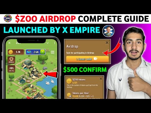 Zoo airdrop complete guide | X Empire launched new telegram Airdrop | Zoo telegram bot