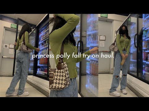 princess polly fall try-on haul + outfit ideas 🍂