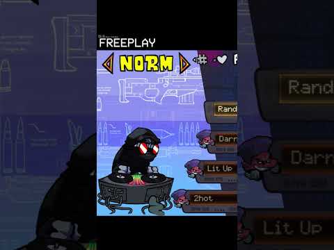 Hank Playable In Freeplay Songs (FNF PICO UPDATE CONCEPT) (fanmade lol) #shorts #fridaynightfunkin