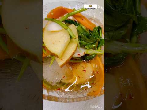 旬野菜小かぶの水キムチ #cooking #簡単レシピ #recipe #food #韓国料理 #旬の食材 #キムチ #水キムチ #kimchi #물김치