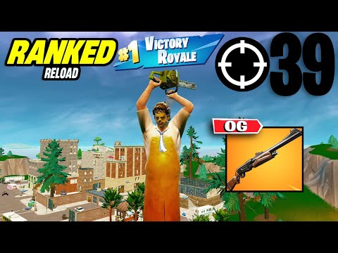 39 Elimination Solo Vs Squads "Ranked RELOAD" Gameplay Wins (Fortnite PS4 Controller On PC)