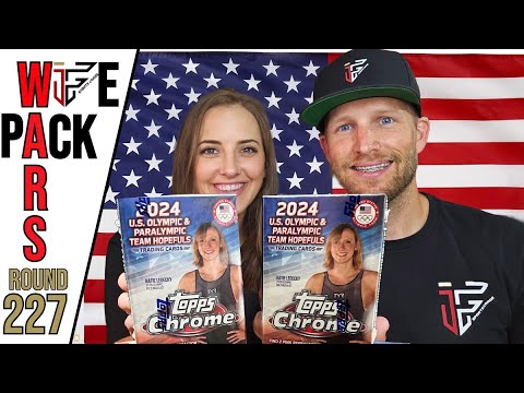 USA! USA! USA! 2024 TOPPS CHROME U.S. OLYMPICS BLASTER BOXES! | WIFE PACK WARS - ROUND 227