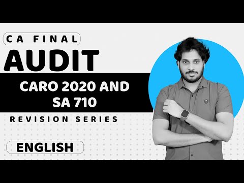 CARO 2020 AND SA 710 | CA Final Audit Marathon | Nov 2024