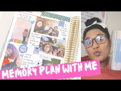 MEMORY PLAN WITH ME | Erin Condren Hourly Life Planner