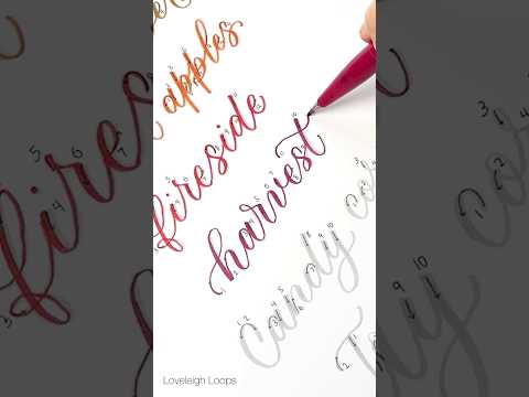 October Worksheets From Calligraphy Skool! Join 600+ Members Before Discount Expires (Currently $5)