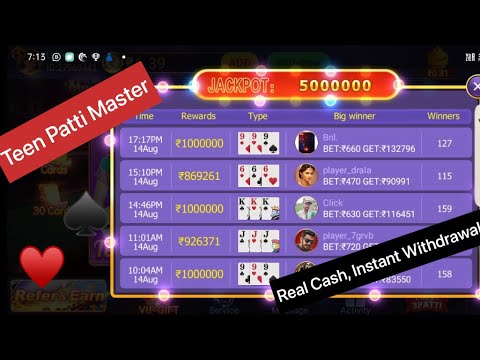 Teen Patti Master #teenpatti #realcashmoney