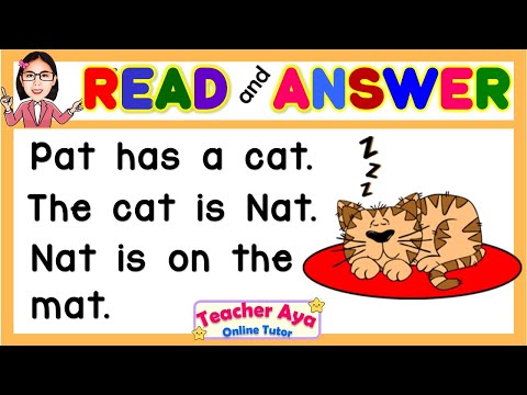 CVC Short Stories for Kids | Reading Lesson | Practice Reading  | Teacher Aya Online Tutor