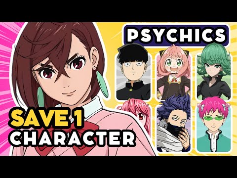 Save 1 ANIME CHARACTER for each ABILITY 🔥 | ANIME QUIZ