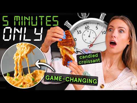 I tried VIRAL 5 MINUTE RECIPES off TIKTOK & INSTAGRAM *is anything worth making??