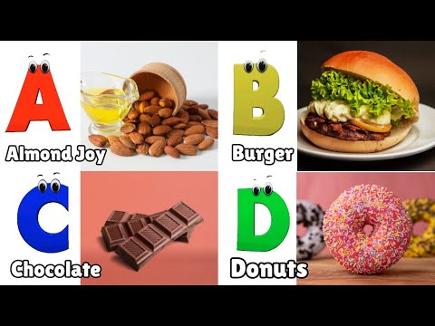 Food ABC Song for Toddler | Phonics for Kids | Alphabet Letters | Learn ABC