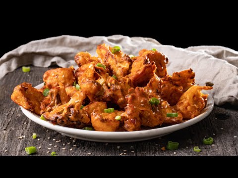 Lasuni Gobi | Crispy Garlic Cauliflower in the Air Fryer