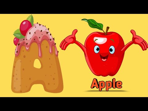 ABC | A For Apple | A to z | Alphabets | ABCD For Kids | atoz #abcde #cartoonforkids #atozabcd #kids