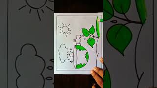 world environment day drawing|world environment day poster #environmentdaydrawing #viralshorts