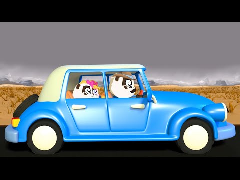 🚗🌾 Are We There Yet Road Trip Adventure - Panda Bo Finger Family & Kids Songs