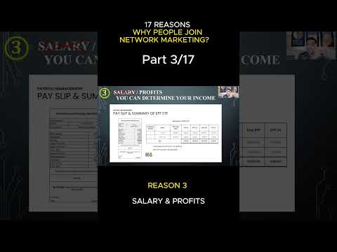 17 Reasons Why People Join Network Marketing | Reason 03: Salary & Profits