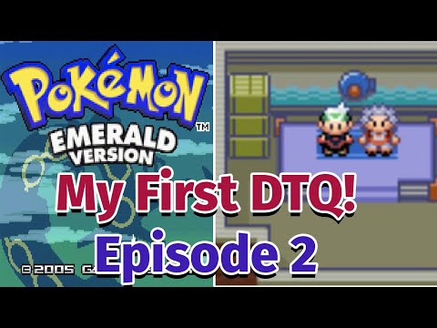 My First Ever Playthrough Of Pokemon Emerald. Shiny DTQ Episode 2!