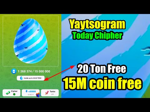 Yaytsogram free 20 TON | yaytsogram airdrop | yaytsogram chiper code