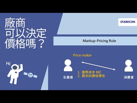 廠商可以決定價格嗎？Markup-Pricing Rule【經濟學學什麼】