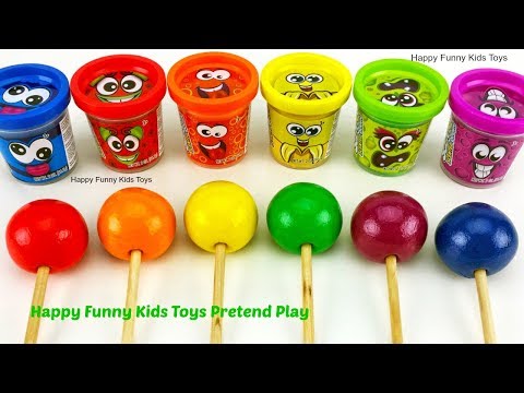 Learn Colors with Play Doh and Making Ice Cream Popsicle | Surprise Eggs LOL Zuru 5 Surprise Toys