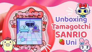 🍓 Unboxing Tamagotchi SANRIO Uni 📦