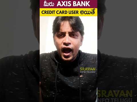 💳 మీరు Axis Bank Card Card user ఆ..!! 🔥 #shorts #viral #creditcard