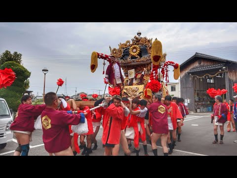 令和6年11月16日　兵庫県加古川市　神吉中学校創立50周年記念式典　屋台   集結、出立ちなど。