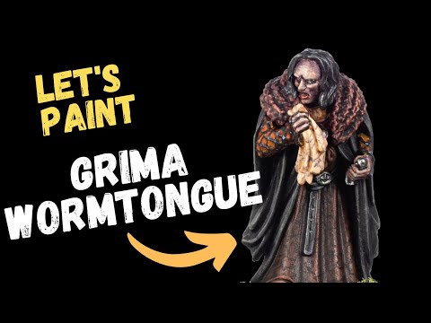 Mastering Grima Wormtongue: A Step-by-Step Painting Guide for LOTR Fans!