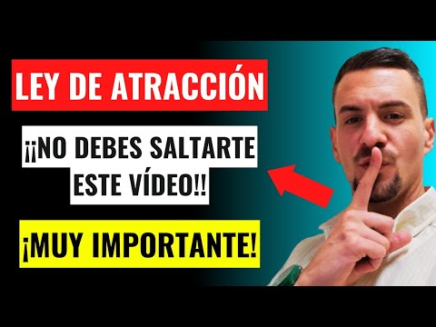 🔥LA LEY DE ATRACCIÓN🔥 CÓMO MANIFESTAR Y ATRAER TODO LO QUE DESEAS