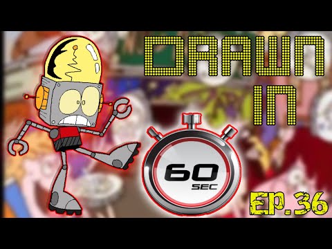 How I Draw Robot Jones in 60 Seconds