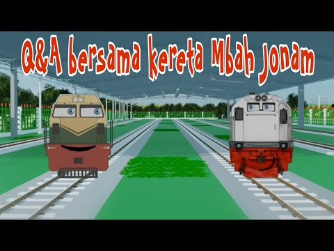 Q&A BERSAMA KERETA TUA MBAH JONAM MEMBAGONGKAN |KERETA API| ANIMASI