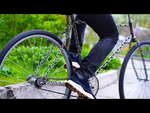 AMAZING Bicycle out of Chains #shorts