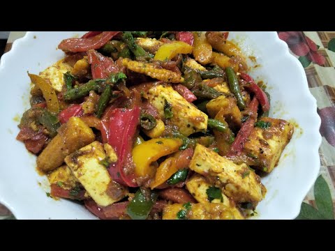 Tasty paneer jalfrezi😋😋