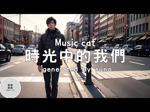 時光中的我們-generated by suno《愛情的痕跡在時光中流轉》Music cat音樂《中英文字幕》