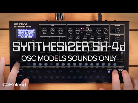 Roland SH-4d Desktop Synthesizer OSC Models Sounds Only