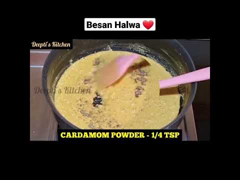 #shorts Besan Halwa | Super Yummy n Easy | बेसन हलवा | #besanhalwa #viral #YTshorts ❤️