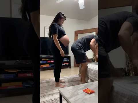 Pregnant wife trolling husband #funny #twins