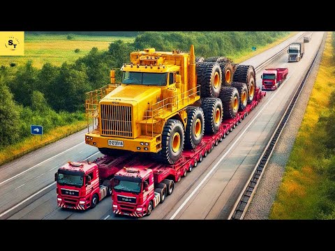 Extreme Dangerous Transport Skill Operations Oversize Truck | Biggest Heavy Equipment Machines #3k4