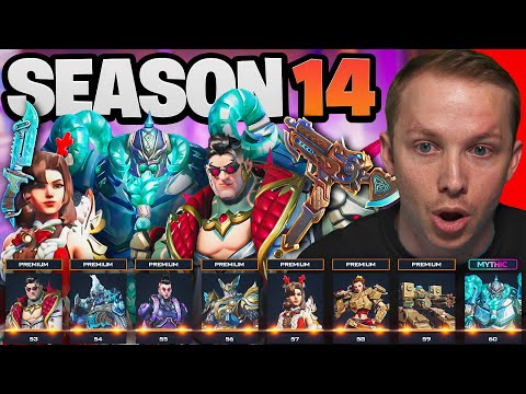 EVERYTHING In The Season 14 Battle Pass & Shop Skins in Overwatch 2!