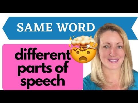 The Same Word as Different Parts of Speech