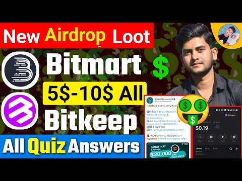 Bitmart and Bitkeep New Crypto Airdrop Loot Without investment instant Withdrawal | Zid Earning